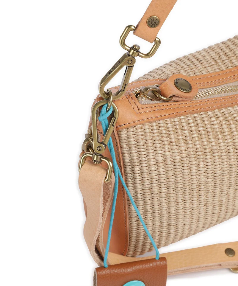 Gabs Oceania Pepita Sac porté épaule beige/oro/naturale