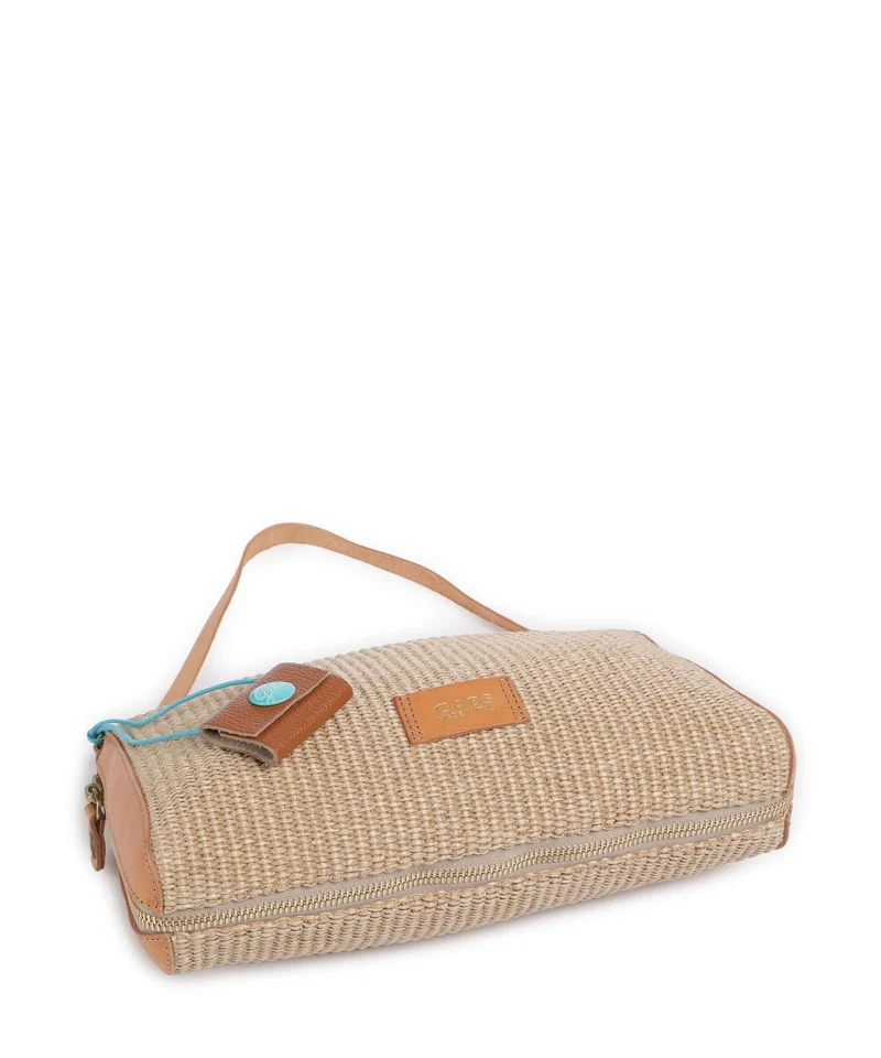 Gabs Oceania Pepita Sac porté épaule beige/oro/naturale