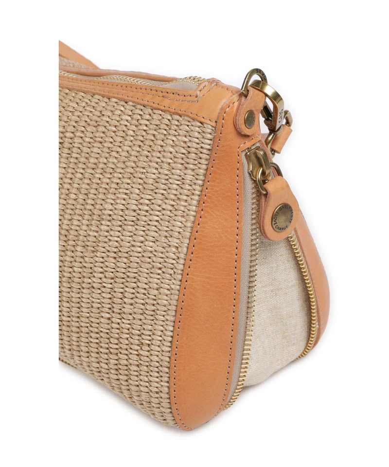 Gabs Oceania Pepita Sac porté épaule beige/oro/naturale