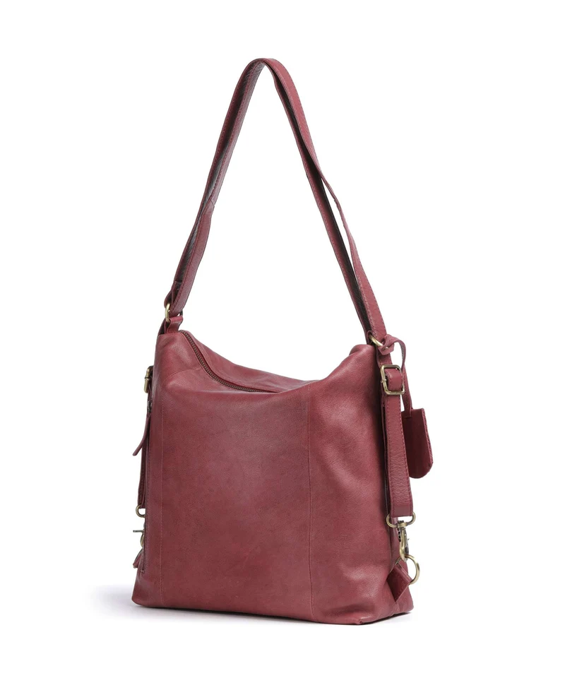 Burkely Natural Norah Sac à main porté dos poppy pink