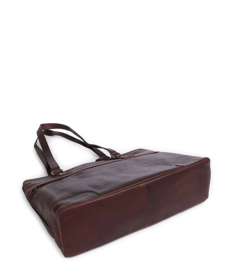The Chesterfield Brand Wax Pull Up Cow Branson Sac porté épaule brown
