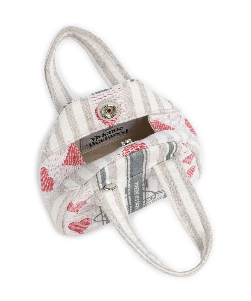 Vivienne Westwood Archive Linen Heart Stripes Mini Sac bandoulière multicolour
