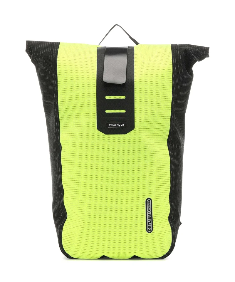Ortlieb Velocity High Visibility 23 Sac à dos roll-top neon yellow/black reflective