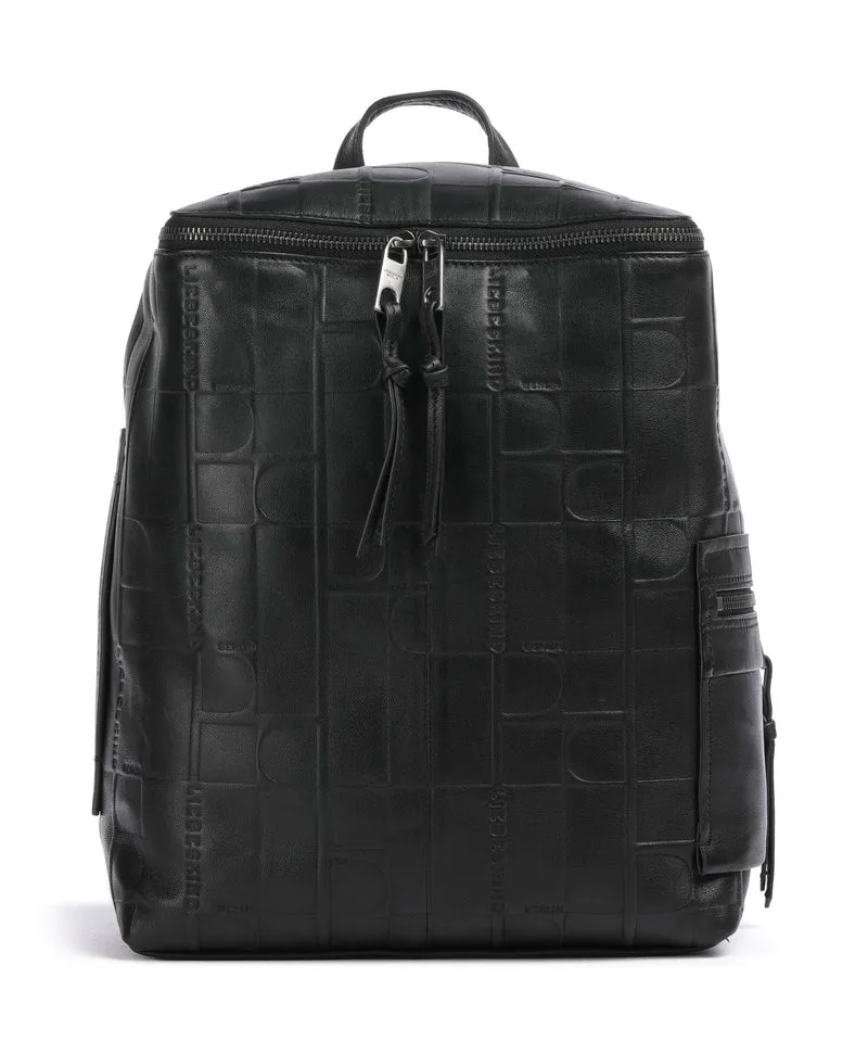 Liebeskind Hera Monogram Sheep Natural M Sac à dos black