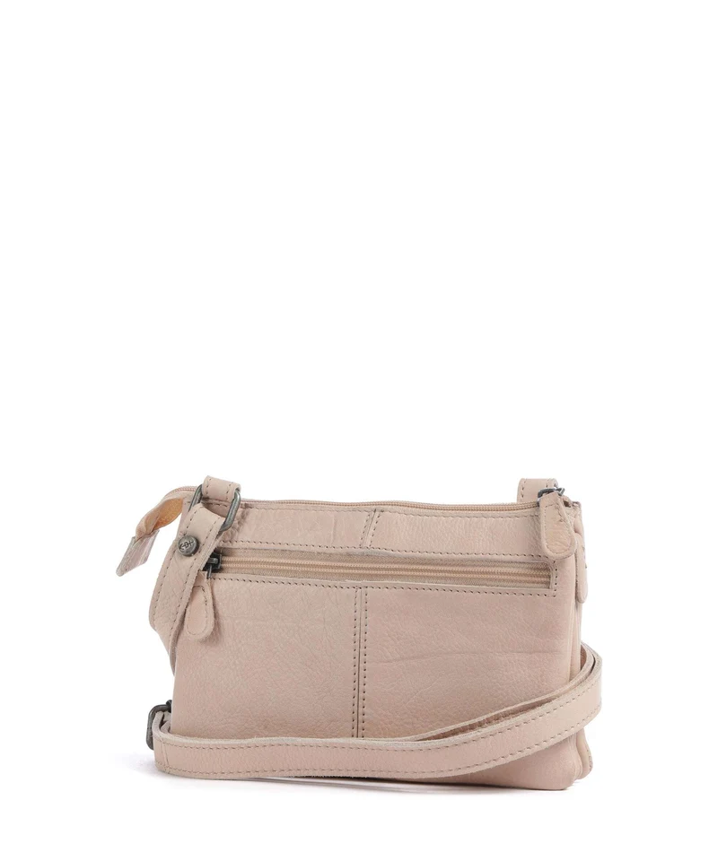 The Chesterfield Brand Washed Waxed Cow Osaka Sac bandoulière beige