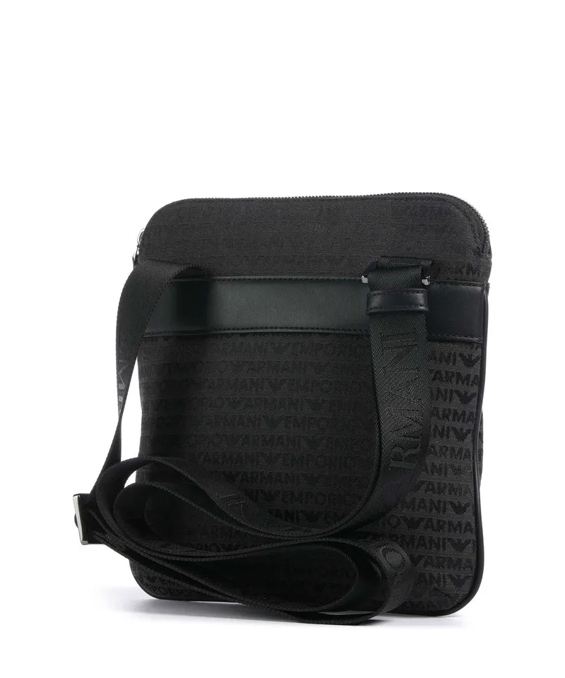 Emporio Armani Logo Jacquard Sac bandoulière bristol black