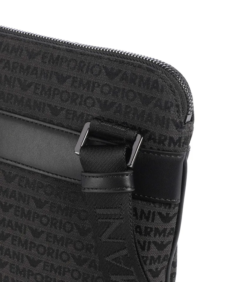 Emporio Armani Logo Jacquard Sac bandoulière bristol black