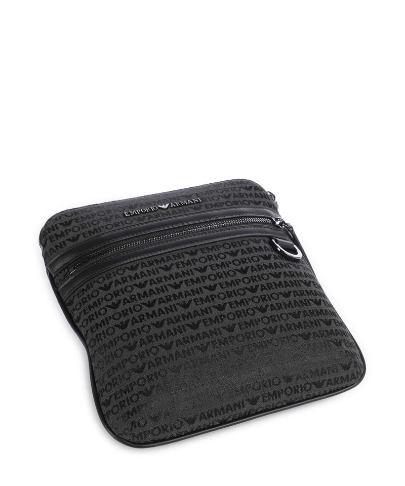 Emporio Armani Logo Jacquard Sac bandoulière bristol black