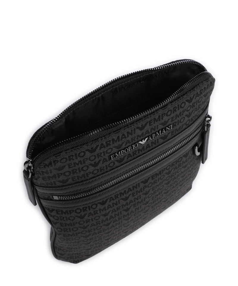 Emporio Armani Logo Jacquard Sac bandoulière bristol black