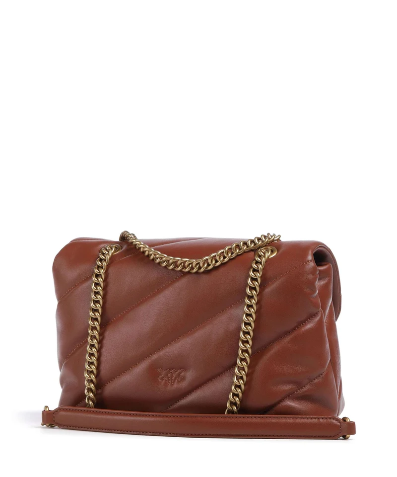 Pinko Love Puff Classic Sac porté épaule arabo/antique gold