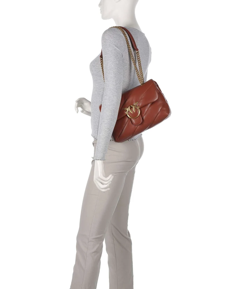 Pinko Love Puff Classic Sac porté épaule arabo/antique gold