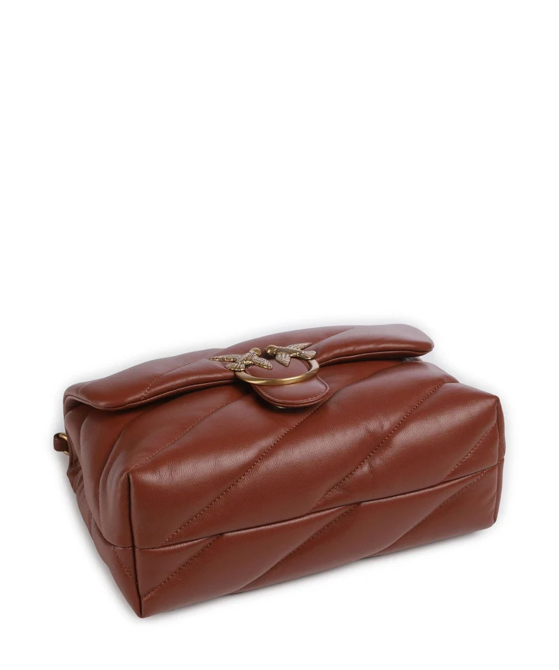 Pinko Love Puff Classic Sac porté épaule arabo/antique gold
