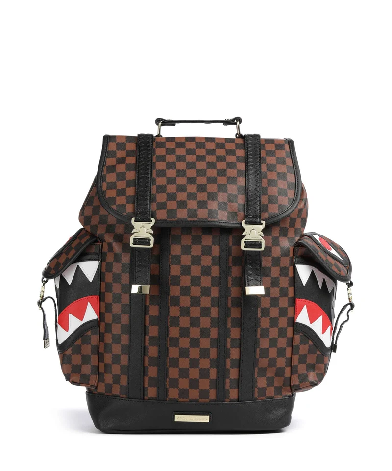 Sprayground Sawtooth Sharks in Paris Monte Carlo Sac à dos brown