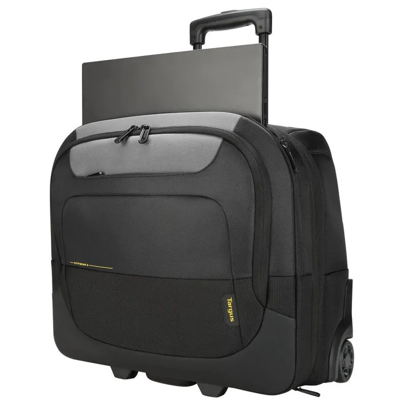 Malette à roulettes pour ordinateur portable Targus CityGear 15 à 17,3 pouces Noir