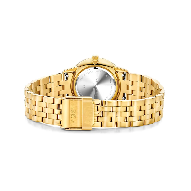 Parte Di Me Orologio montre ronde femme doré et brun foncé PDM09047