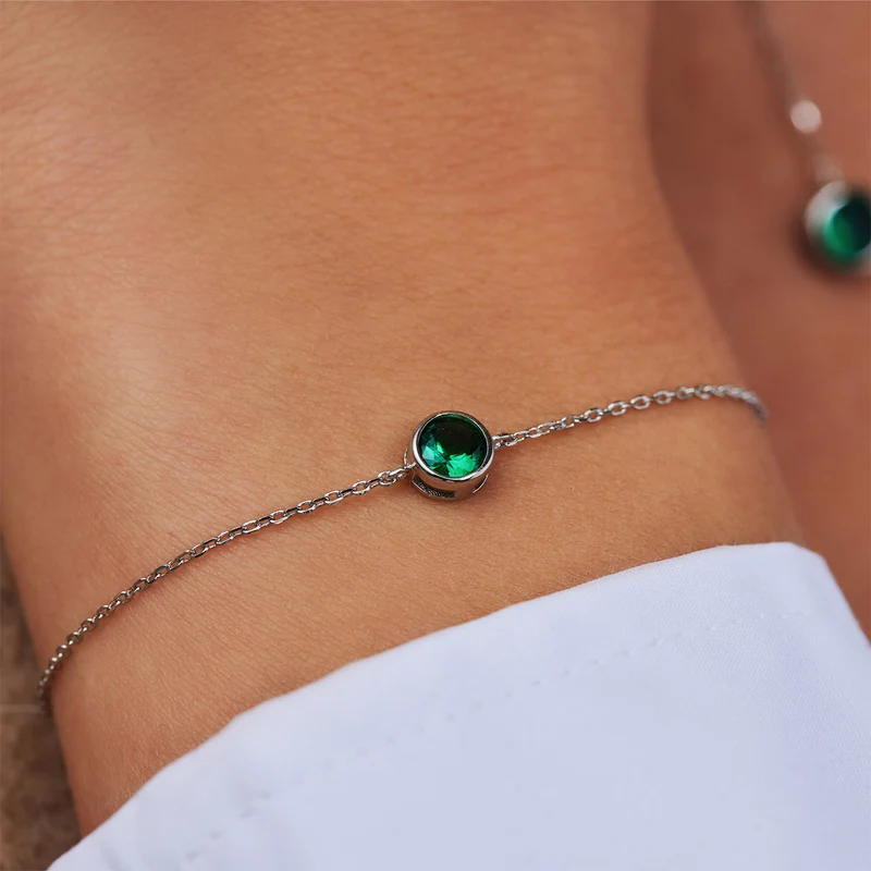 Violet Hamden Venus Bracelet en Argent 925 Sterling avec Pierre de Naissance VH320009-JUL