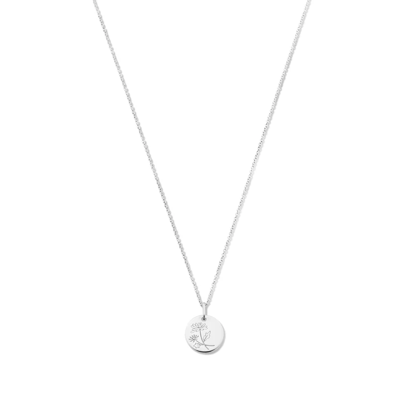 Violet Hamden Venus Collier en Argent 925 Sterling avec Fleur de Naissance VH340026-JUN