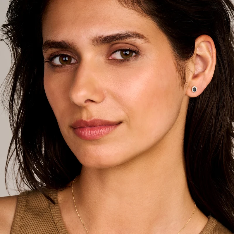 Blush Boucles d'oreilles en or 14 carats avec diamants naturels 7636YDL