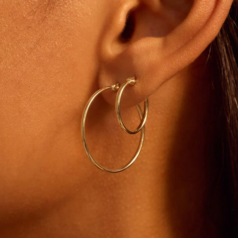 Beloro Jewels La Rinascente Femmes Creoles Or 9 carats BO360079
