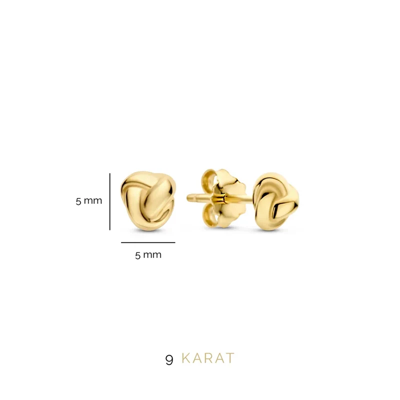 Beloro Jewels Della Spiga Boucles d'oreilles Or 9 carats BO360034
