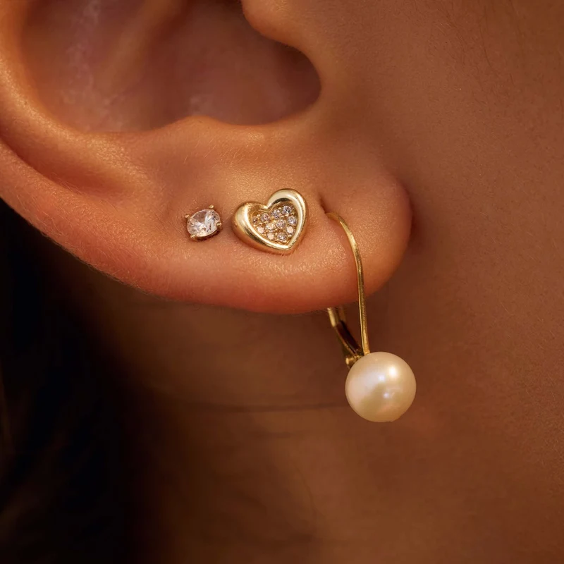 Beloro Jewels Monte Napoleone Boucles d'oreilles Or 9 carats BO360062