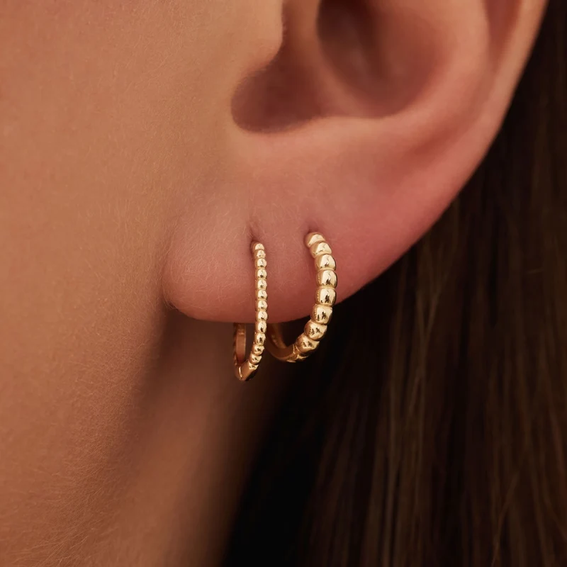Beloro Jewels La Rinascente Femmes Creoles Or 9 carats BO360070