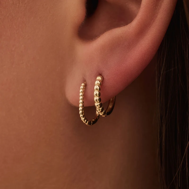 Beloro Jewels La Rinascente Femmes Creoles Or 9 carats BO360070