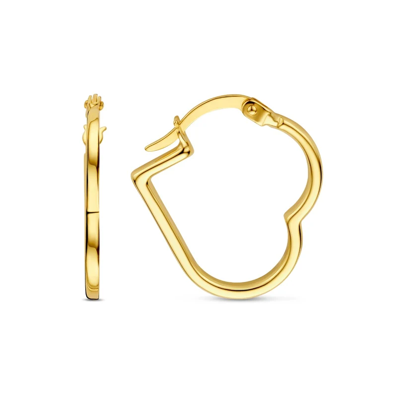 Beloro Jewels Della Spiga Femmes Creoles Or 9 carats BO360081