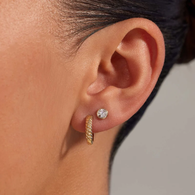 Beloro Jewels La Rinascente Milou Boucles d'oreilles en or 9 carats BO360106