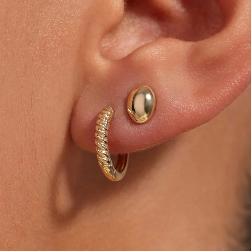 Beloro Jewels La Rinascente Fleur Boucles d'oreilles en or 9 carats BO360105