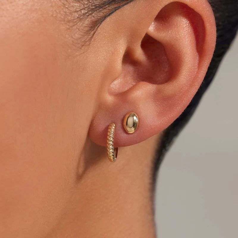 Beloro Jewels La Rinascente Fleur Boucles d'oreilles en or 9 carats BO360105