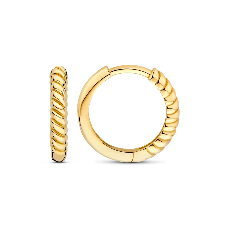 Beloro Jewels La Rinascente Fleur Boucles d'oreilles en or 9 carats BO360105