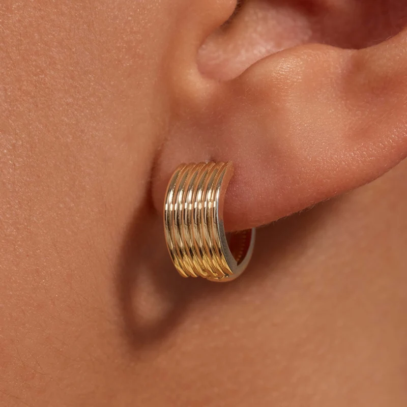 Beloro Jewels La Rinascente Amelie Boucles d'oreilles en or 9 carats BO360107