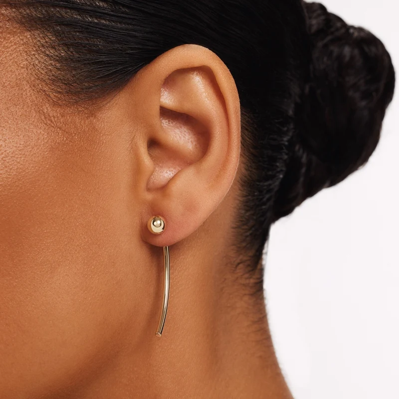 Isabel Bernard Rivoli Susette boucles d’oreilles en or 14 carats IB360280
