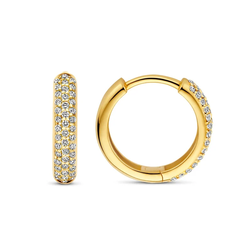 Isabel Bernard De la Paix Creoles Or 14 carats IBD360030