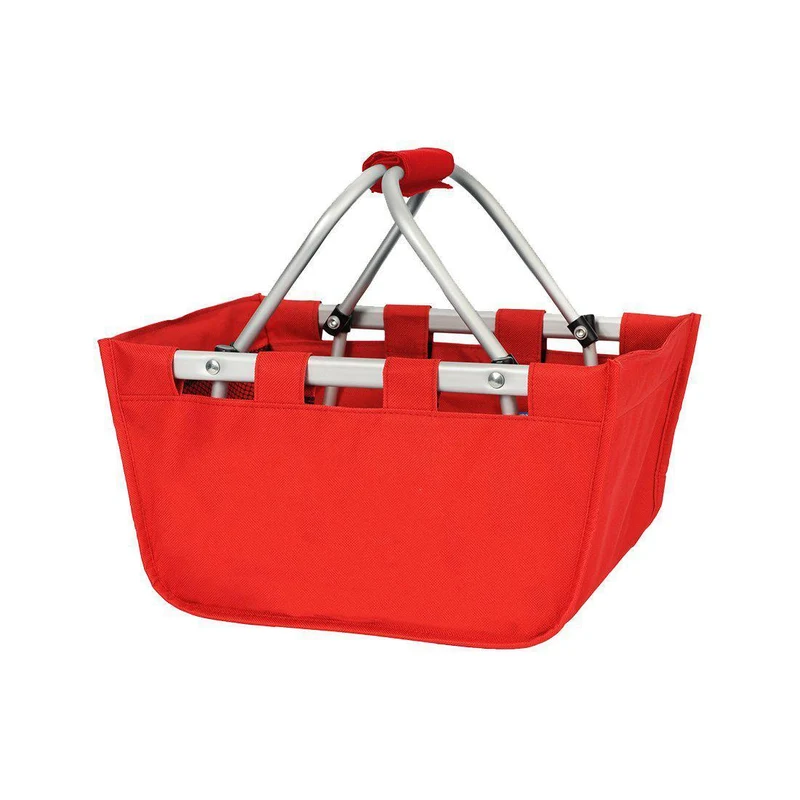 Red Mini Market Tote - Personalized