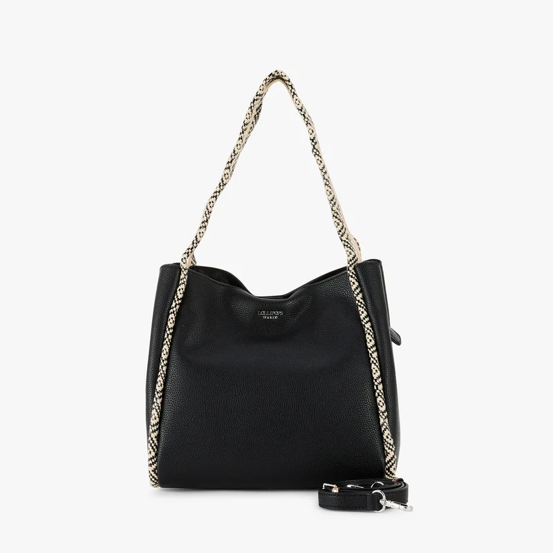Grand sac shopper noir Pema