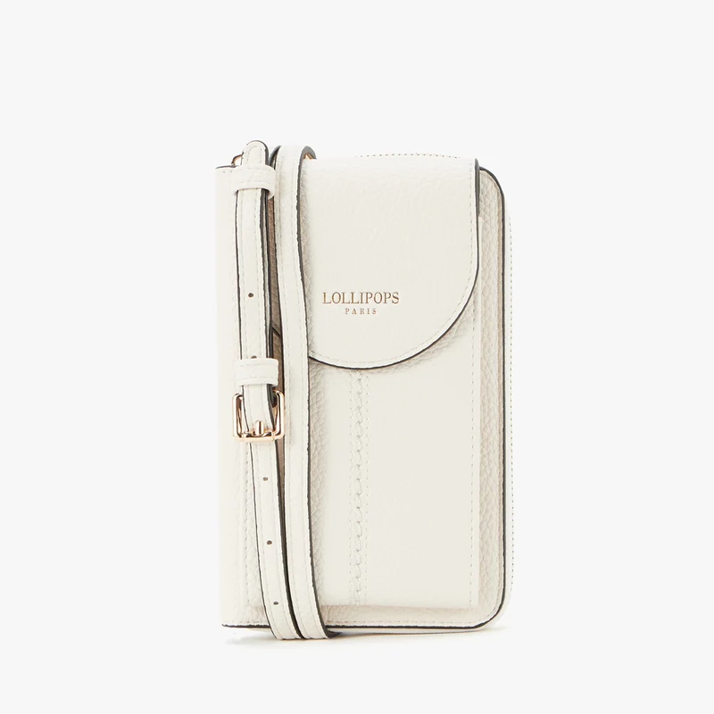 Pochette de téléphone blanc Patsy