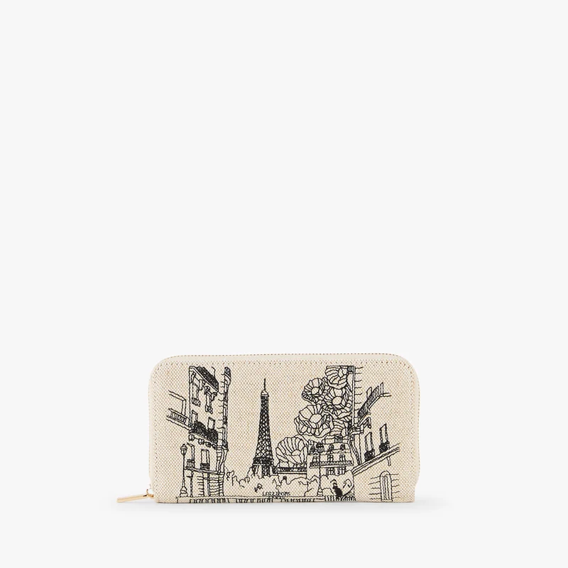 Grand portefeuille blanc Pierette