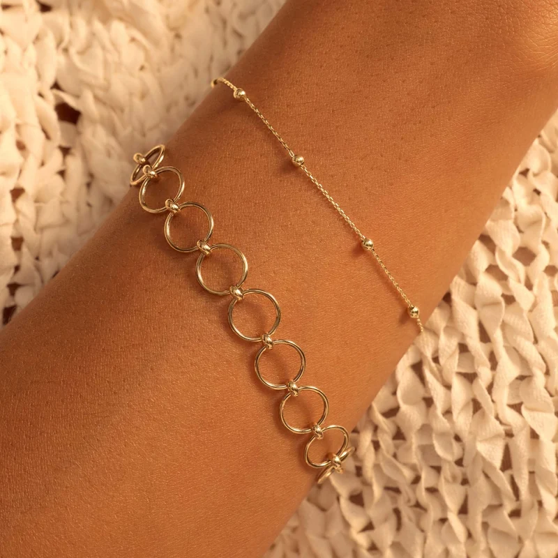 Beloro Jewels Della Spiga Bracelet Or 9 carats BO320041