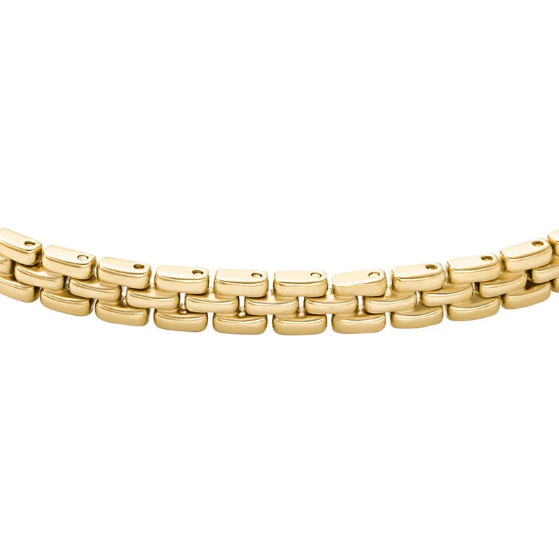 Fossil Arden Gold Coloured Stainless Steel Bracelet JF04901710
