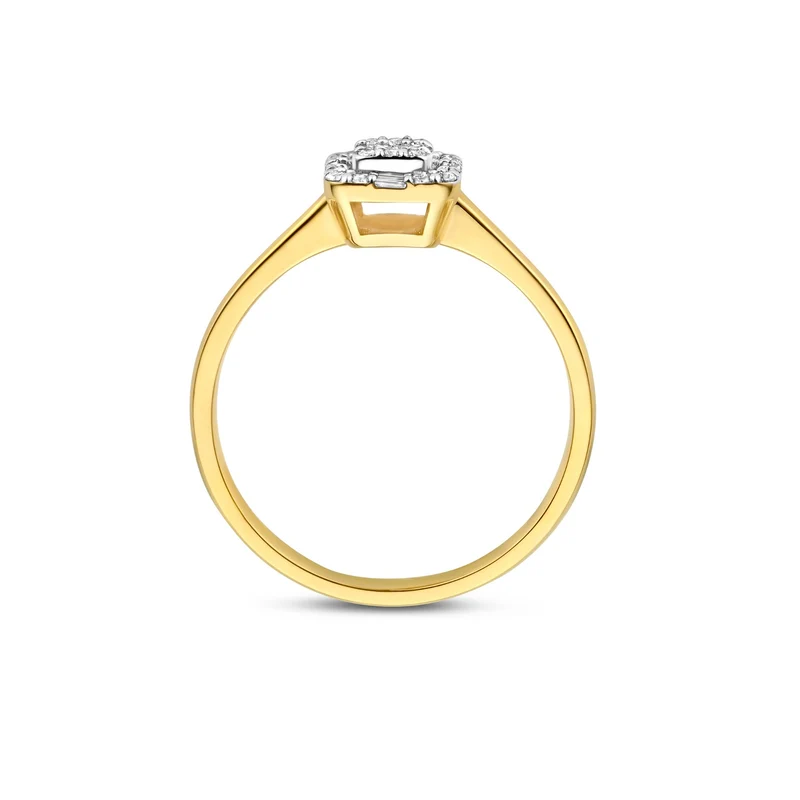 Isabel Bernard De la Paix Elena bague en or 14 carats avec diamant 0.18 ct IBD330036-60
