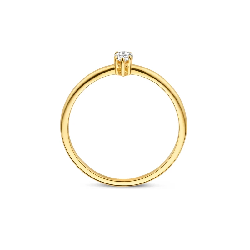 Isabel Bernard De la Paix Bague De la Paix Eloise en or 14 carats avec diamant 0,15 carat IBD330044-52