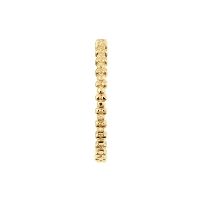 Jackie Gold Caviar Bague En Or 14 Carats 585 JKR25.526-52