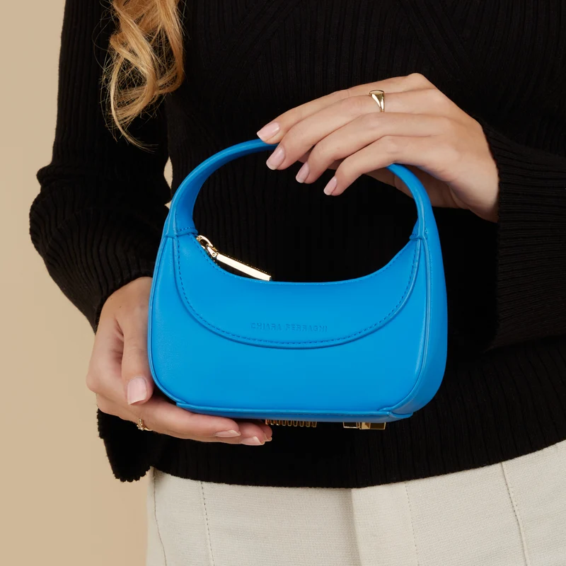 Chiara Ferragni Caia Sac à Main Bleu 75SB4BG3-ZS517-236