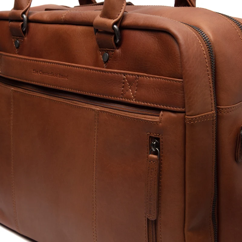 The Chesterfield Brand Boston Unisexe Sac Ordinateur Cognac C40.108631