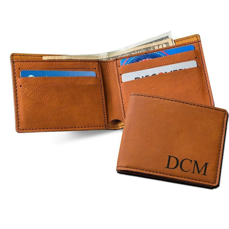 Rawhide Personalized Leatherette Wallet