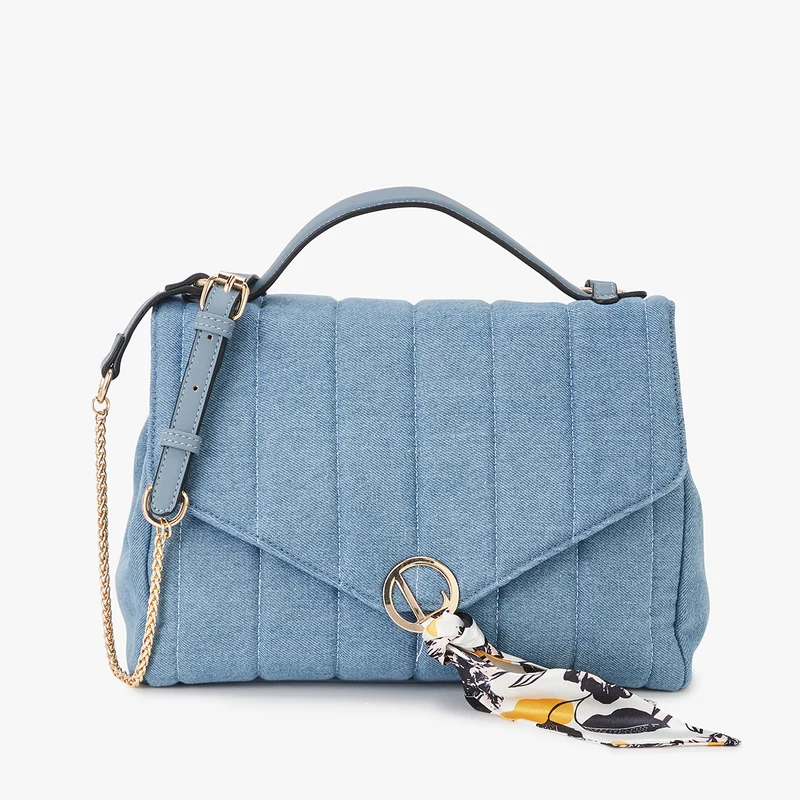 Grand sac bandoulière Lily bleu Lixa