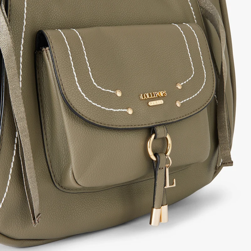 Sac hobo kaki Laos