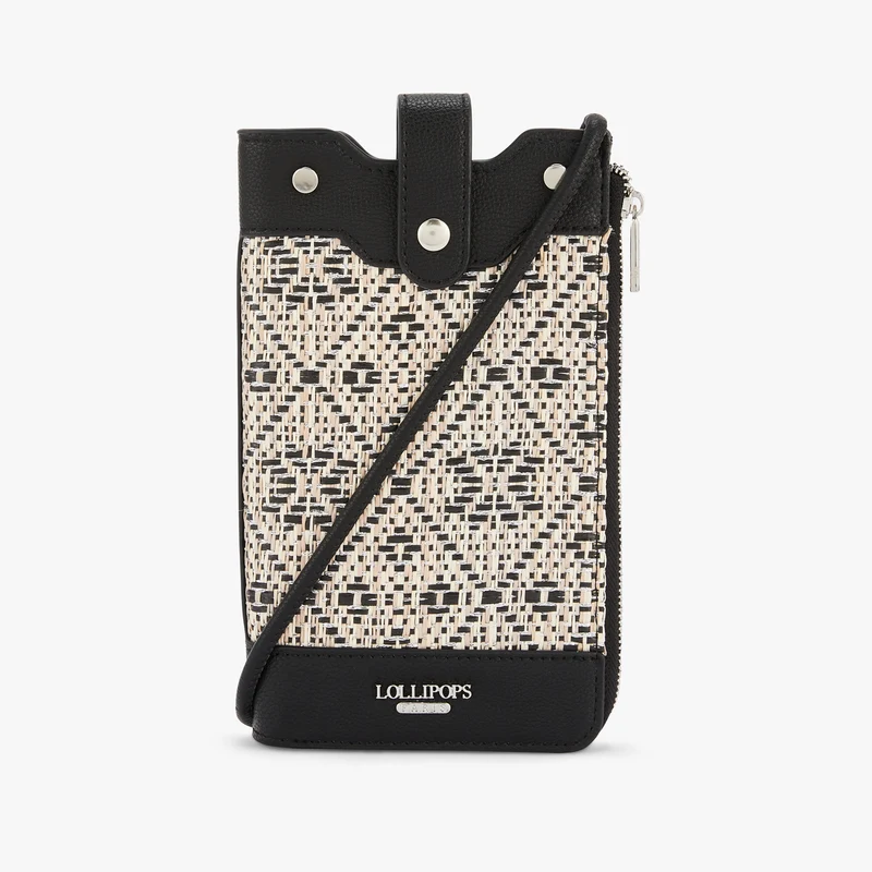 Pochette de téléphone noir Nicoreta